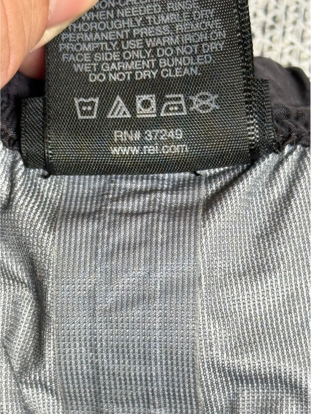 REI Black Elements Stow Away Pocket Outdoor Pants